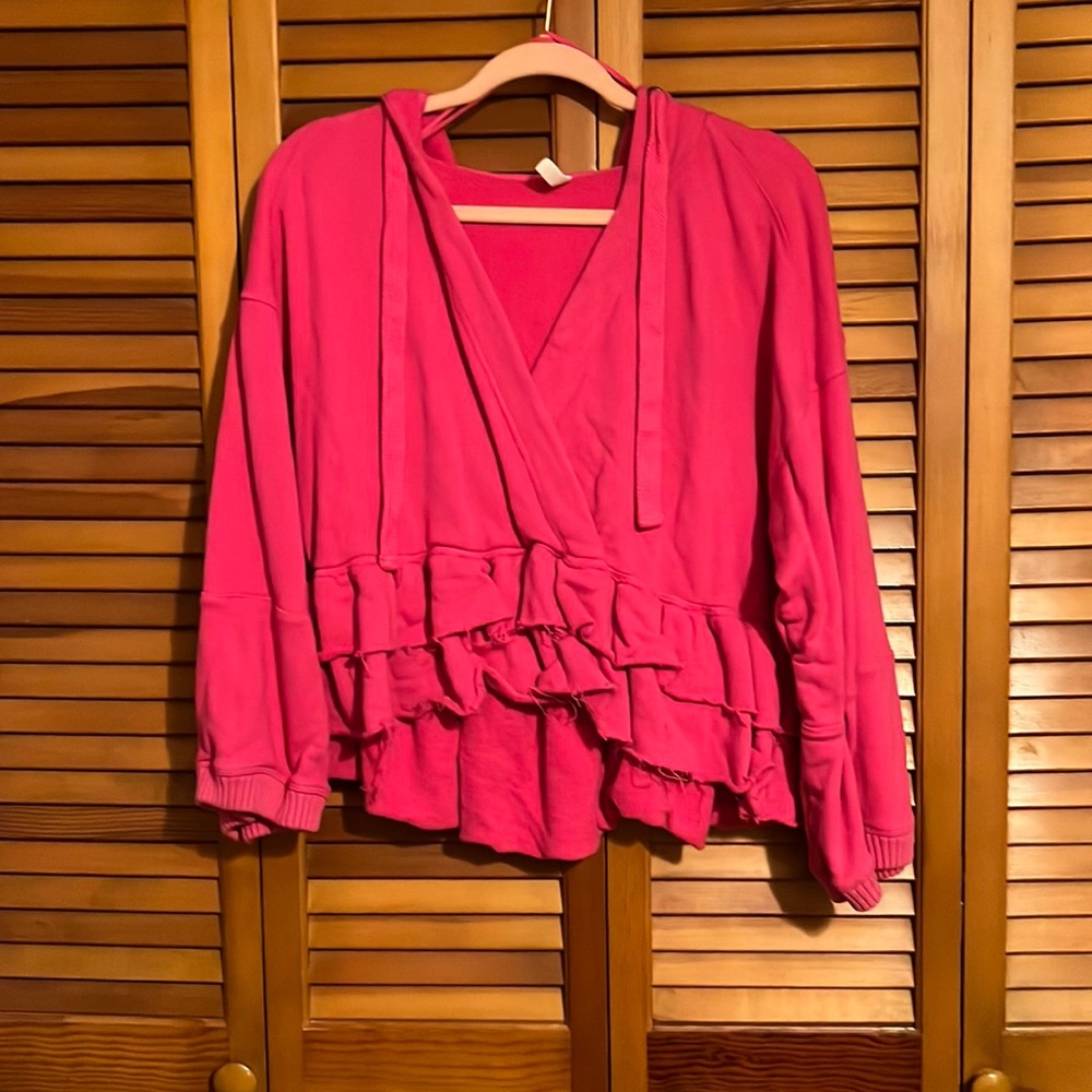 Free People Movement Peplum Hoodie